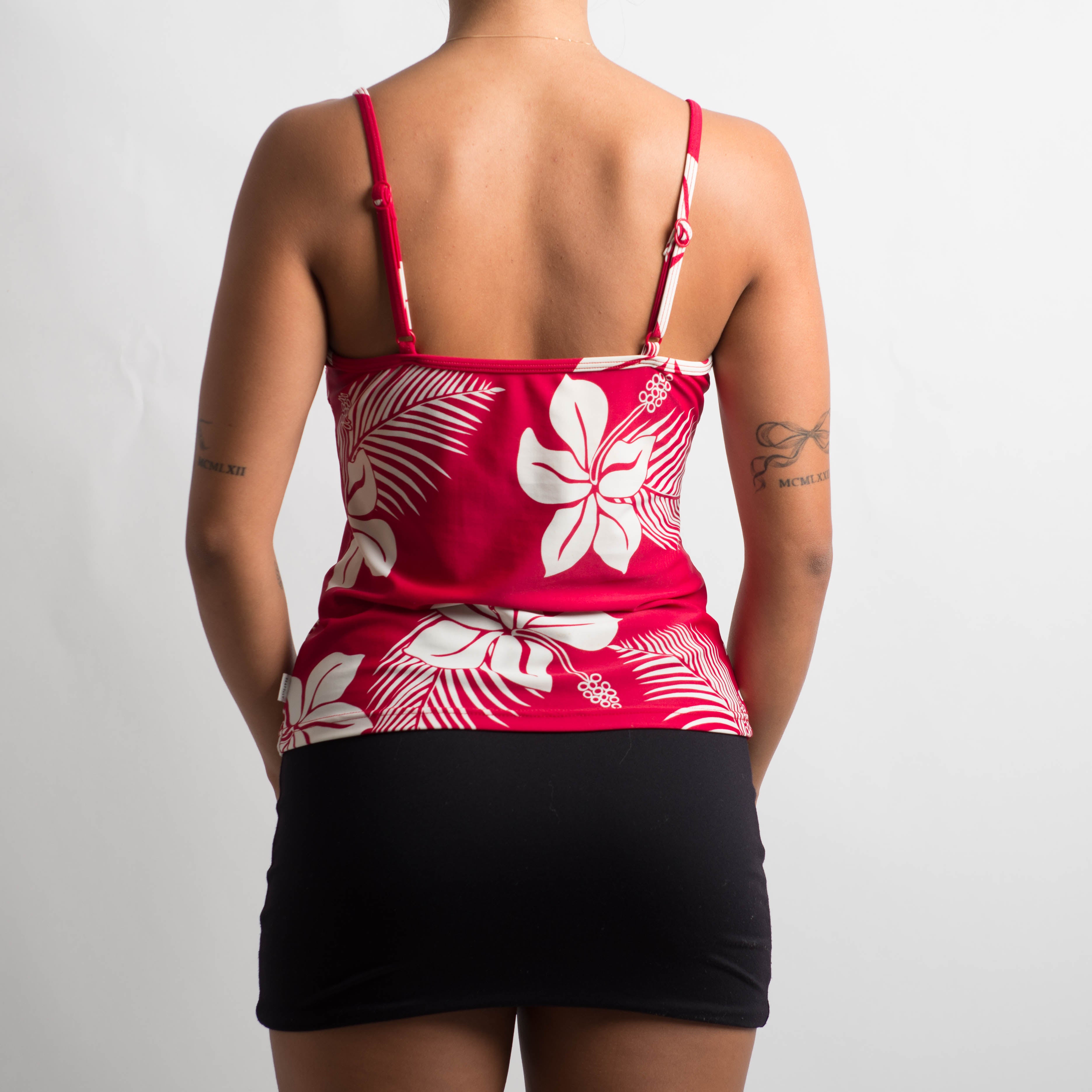 HIBSICUS TANKINI TOP