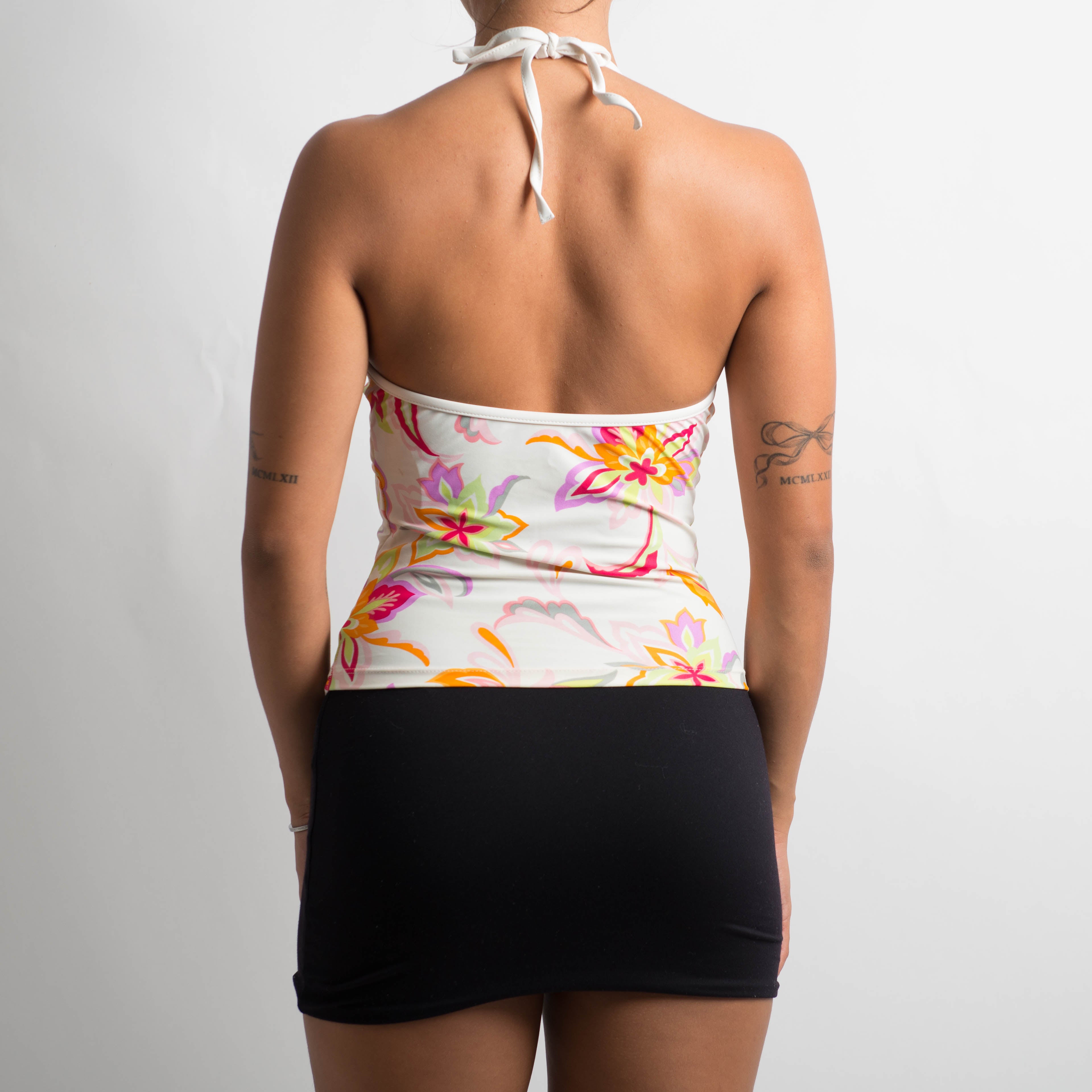 CARNIVAL HALTER TANKINI TOP