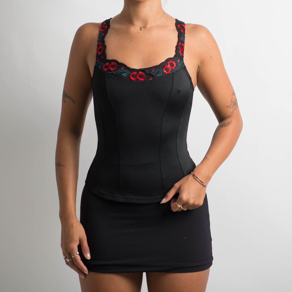 FLORAL TRIM CAMISOLE