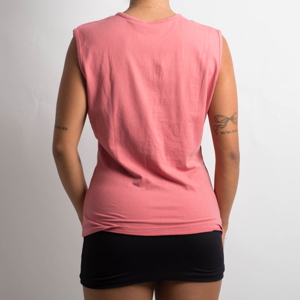 PINK SLEEVELESS TOP