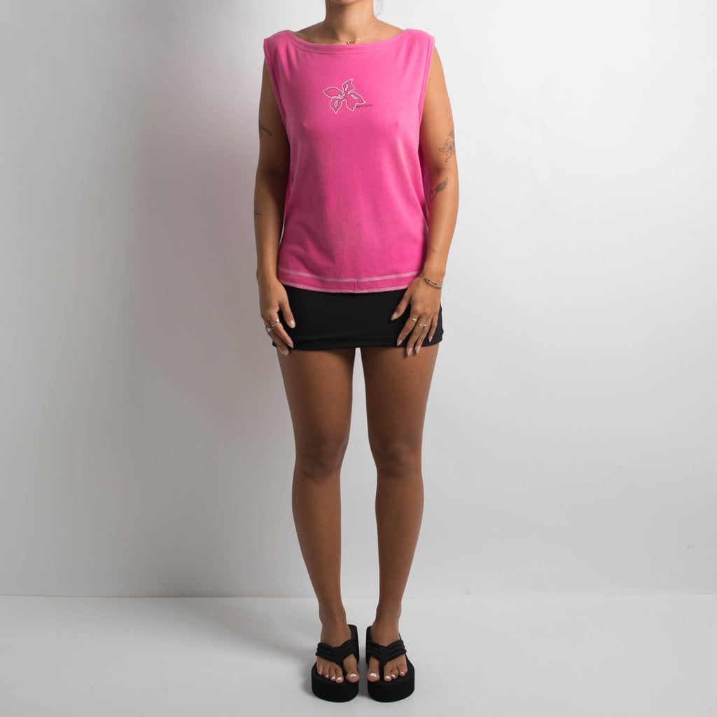 PINK SLEEVELESS TOP