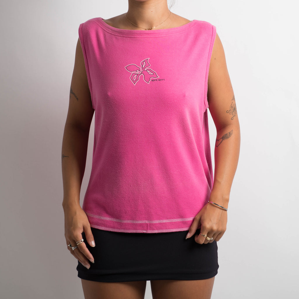 PINK SLEEVELESS TOP