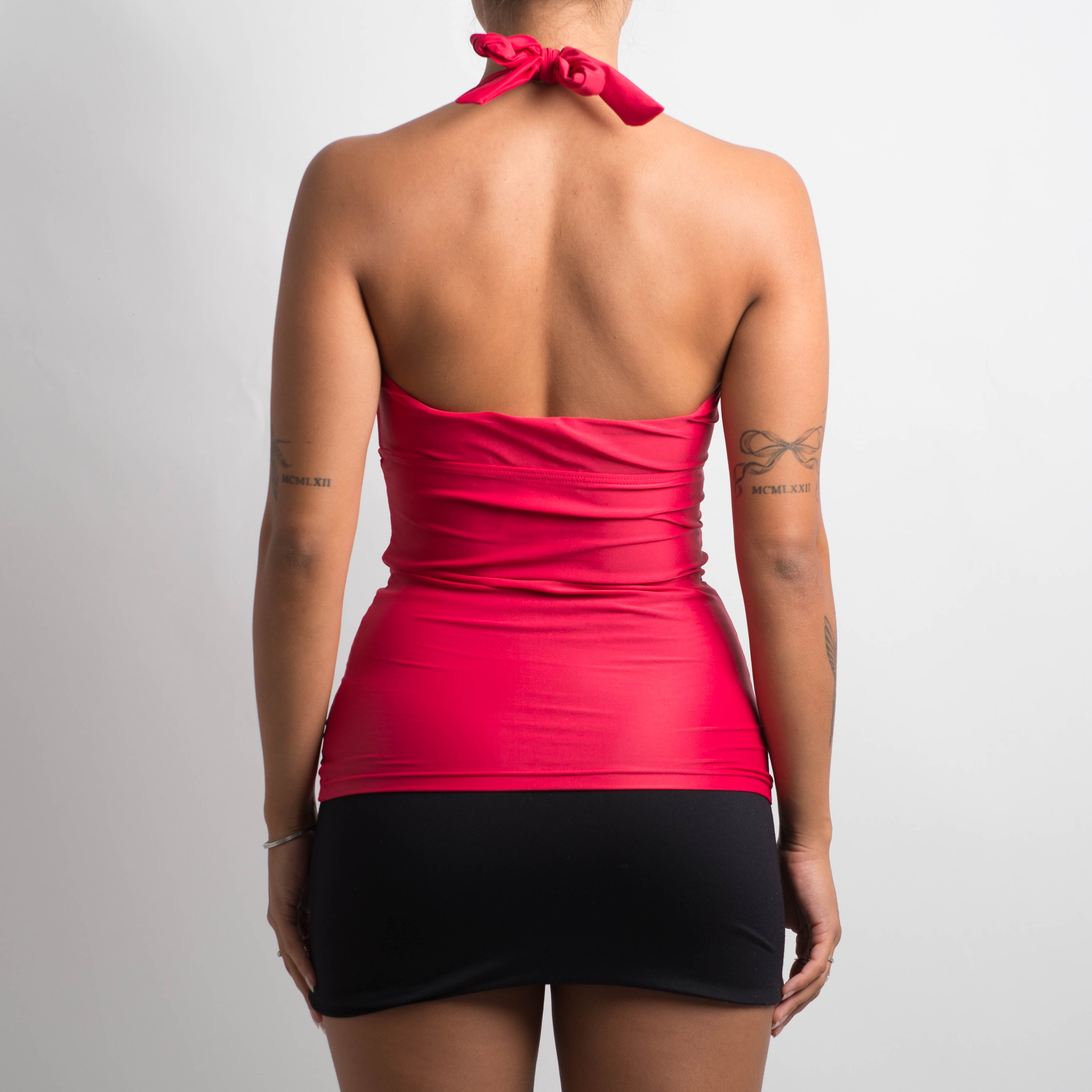 RASPBERRY TANKINI TOP