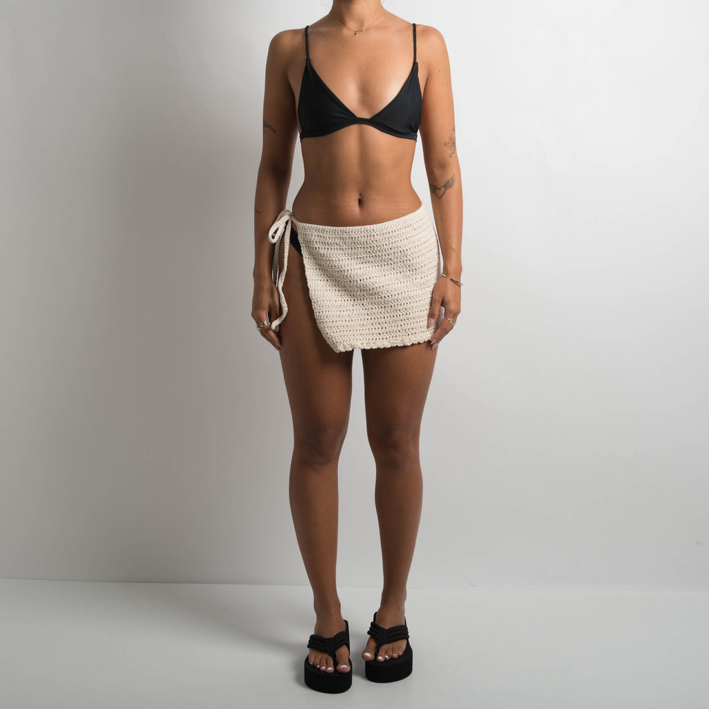 CREAM CROCHET SARONG