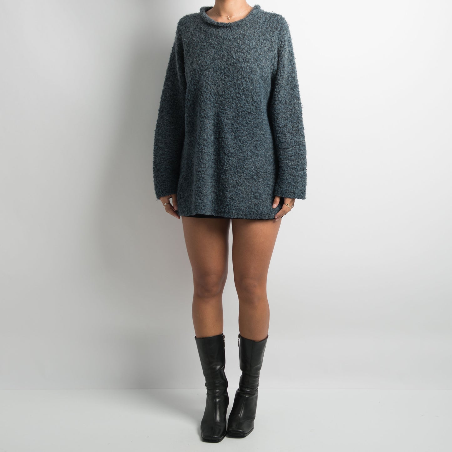 SHAGGY MARLE WOOL SWEATER