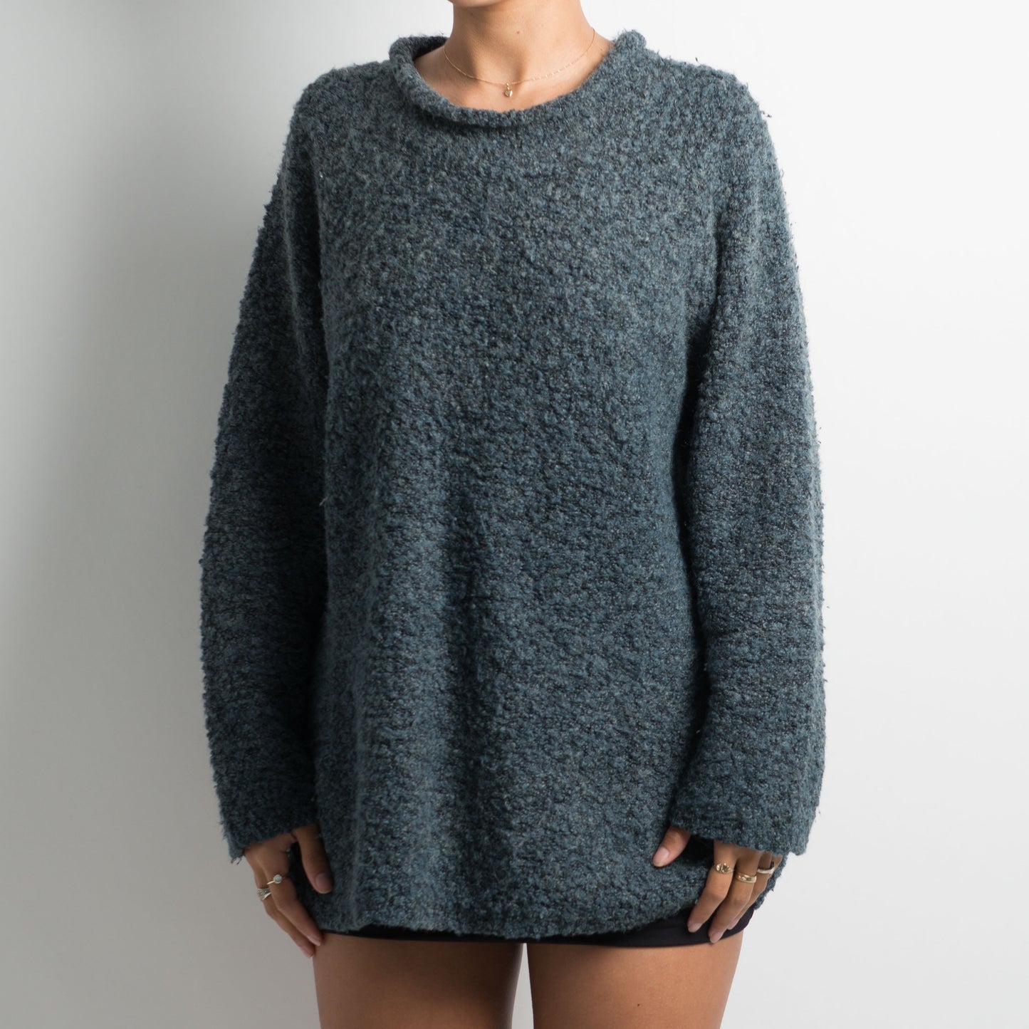 SHAGGY MARLE WOOL SWEATER