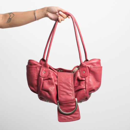 PINK LEATHER BAG