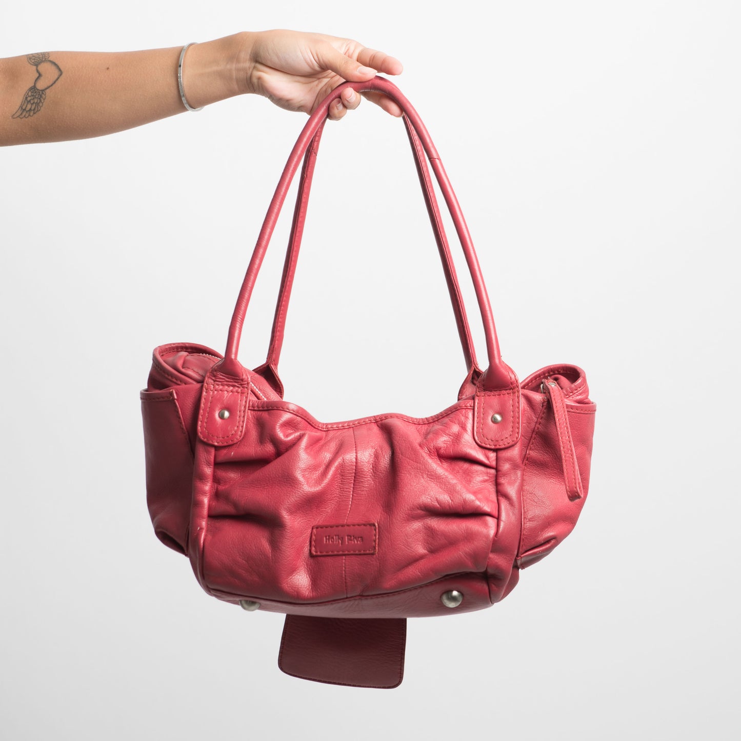 PINK LEATHER BAG