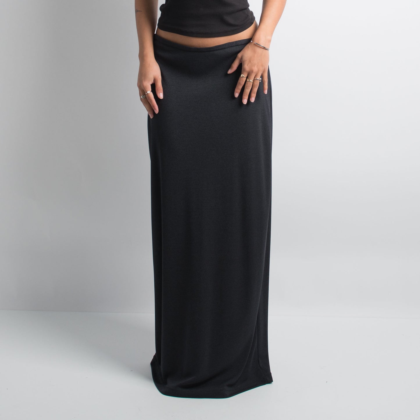 DARK COLOURED MAXI SKIRT