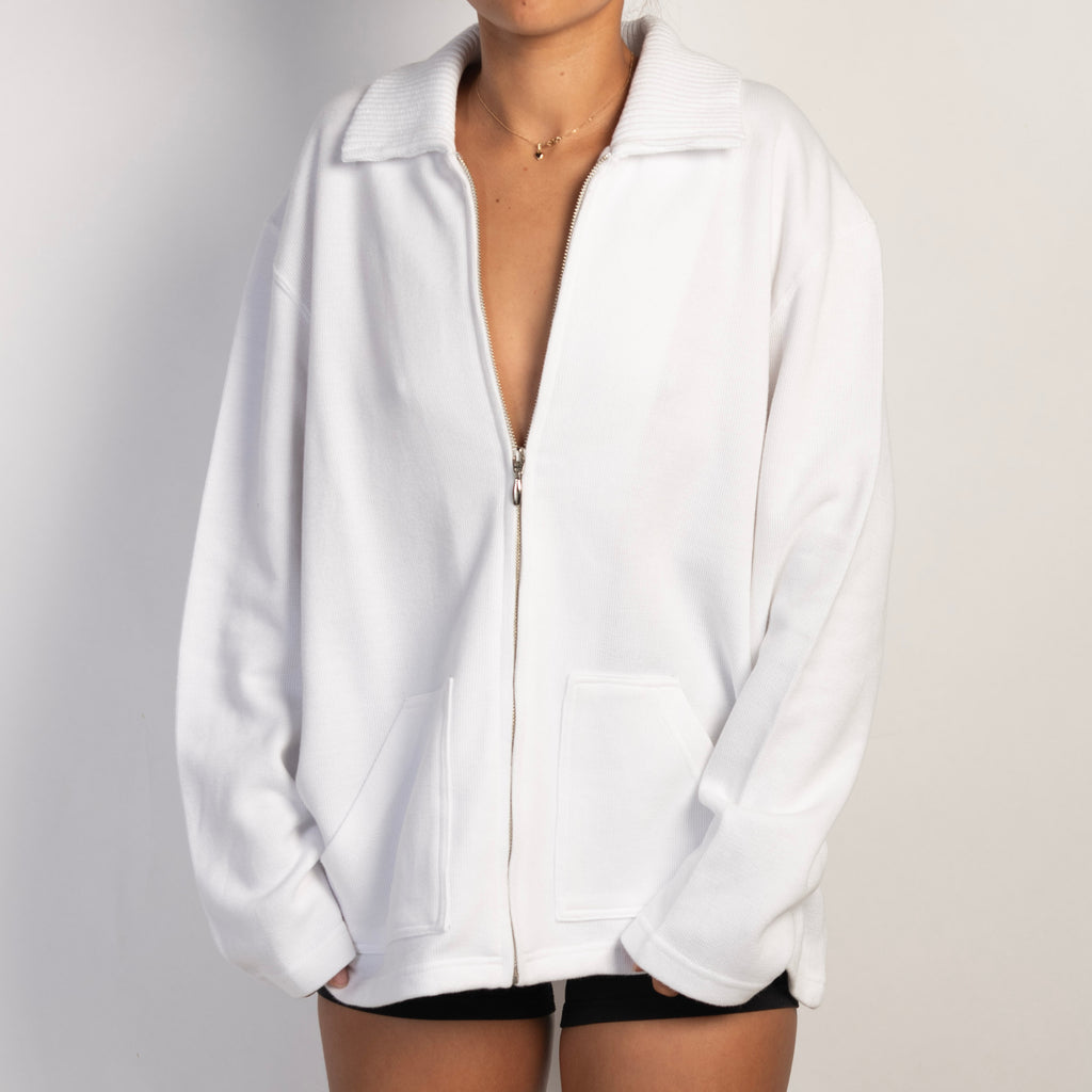 WHITE COTTON JACKET