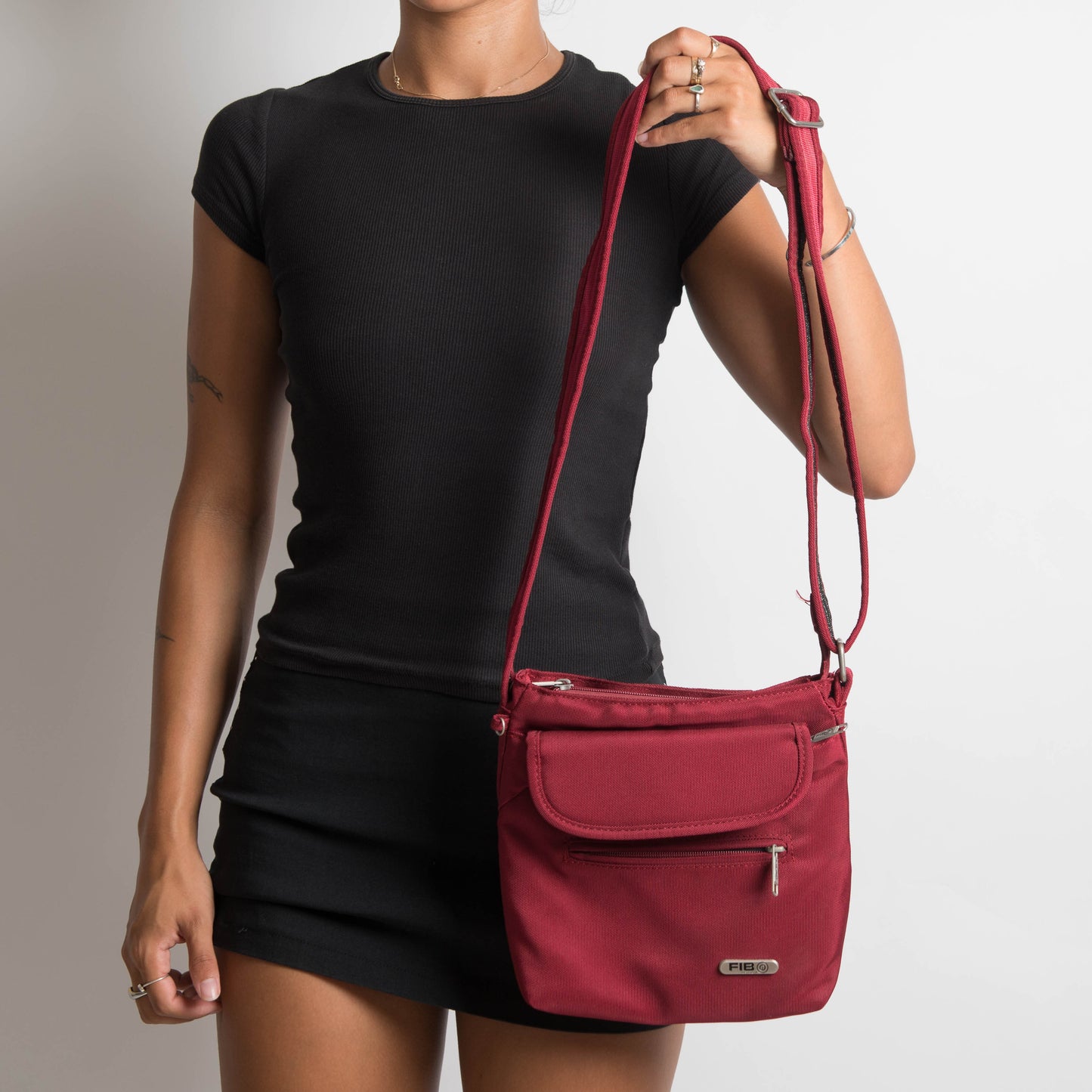 MAROON SATCHEL BAG