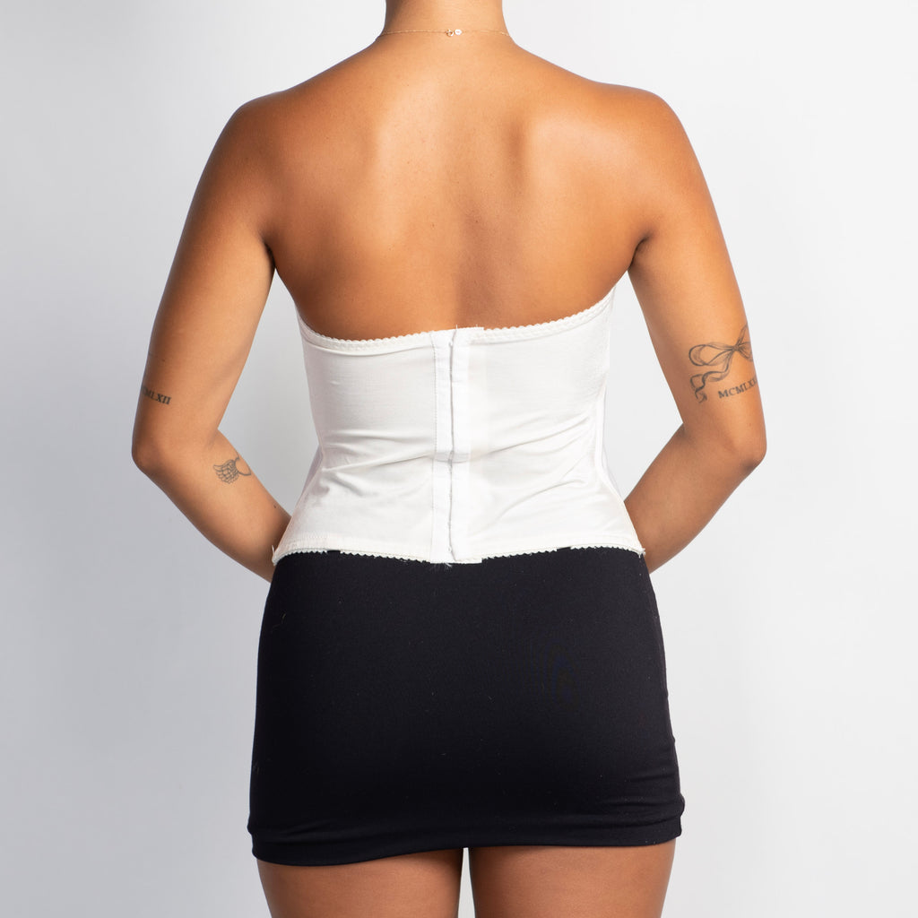 CREAM LACE CORSET