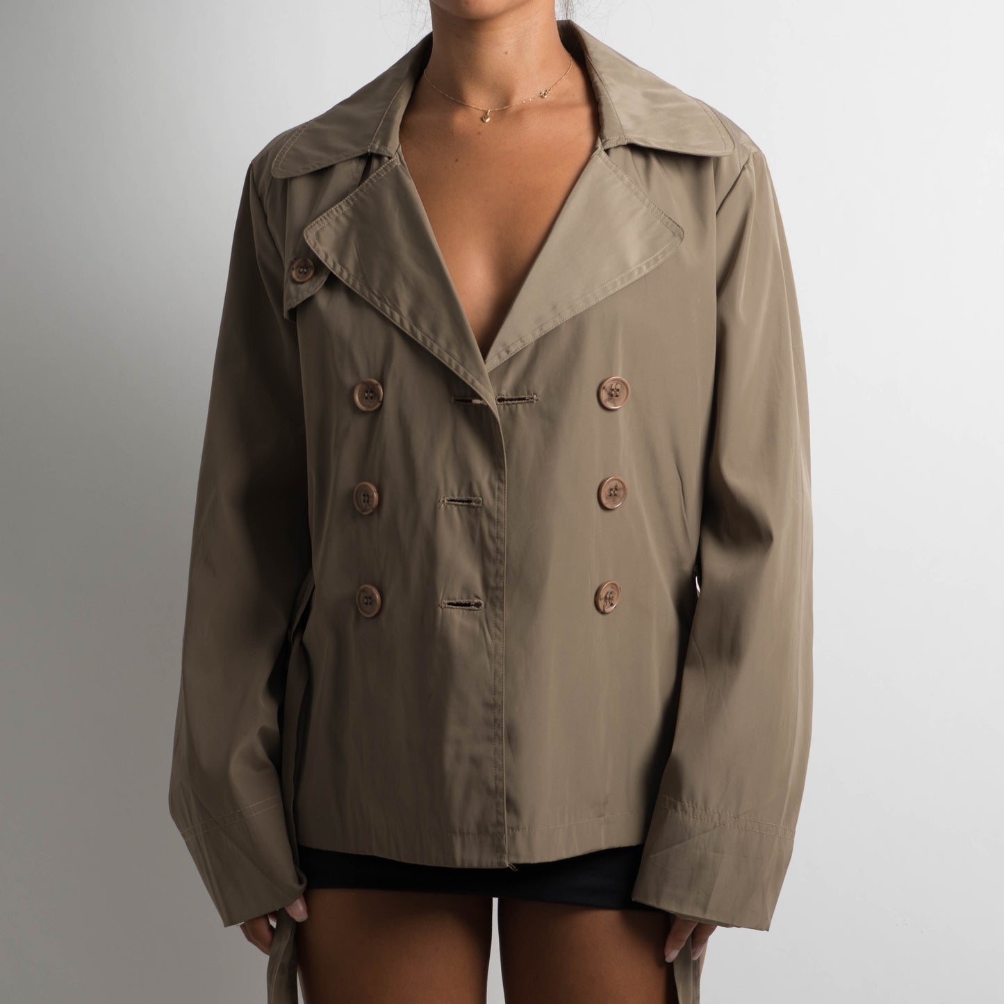 SHORT TRENCH COAT