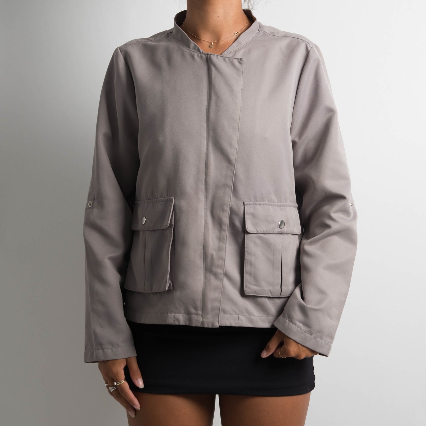 GREY UTILITY JACKET