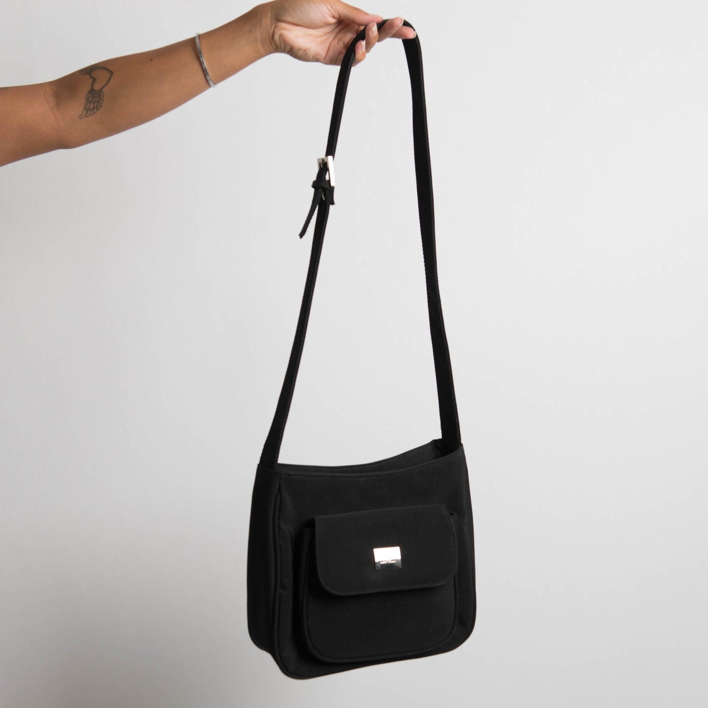 BLACK CROSSBODY BAG