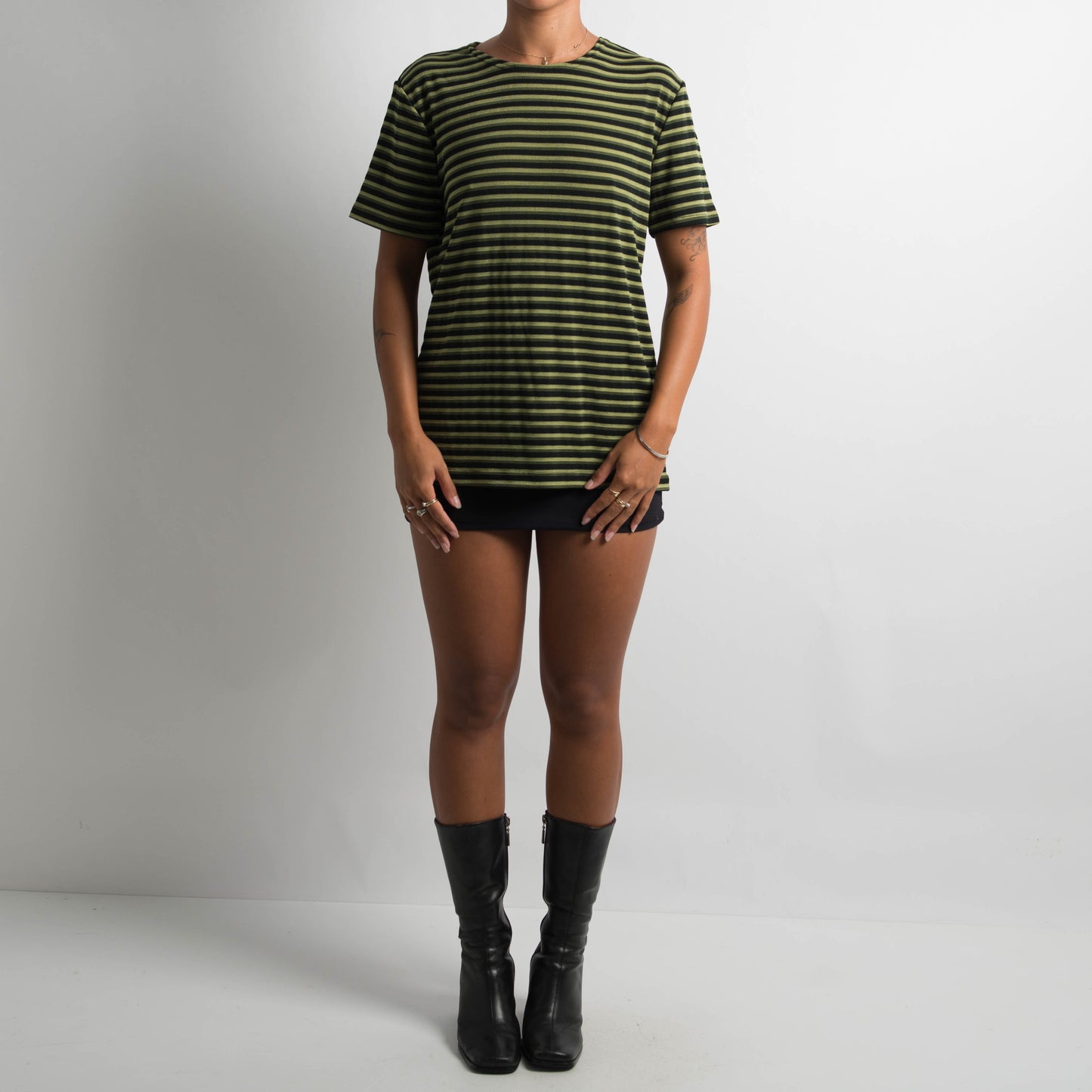 STRIPED STRETCH TSHIRT