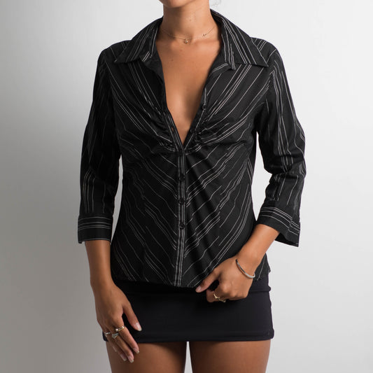 PINSTRIPE BLOUSE