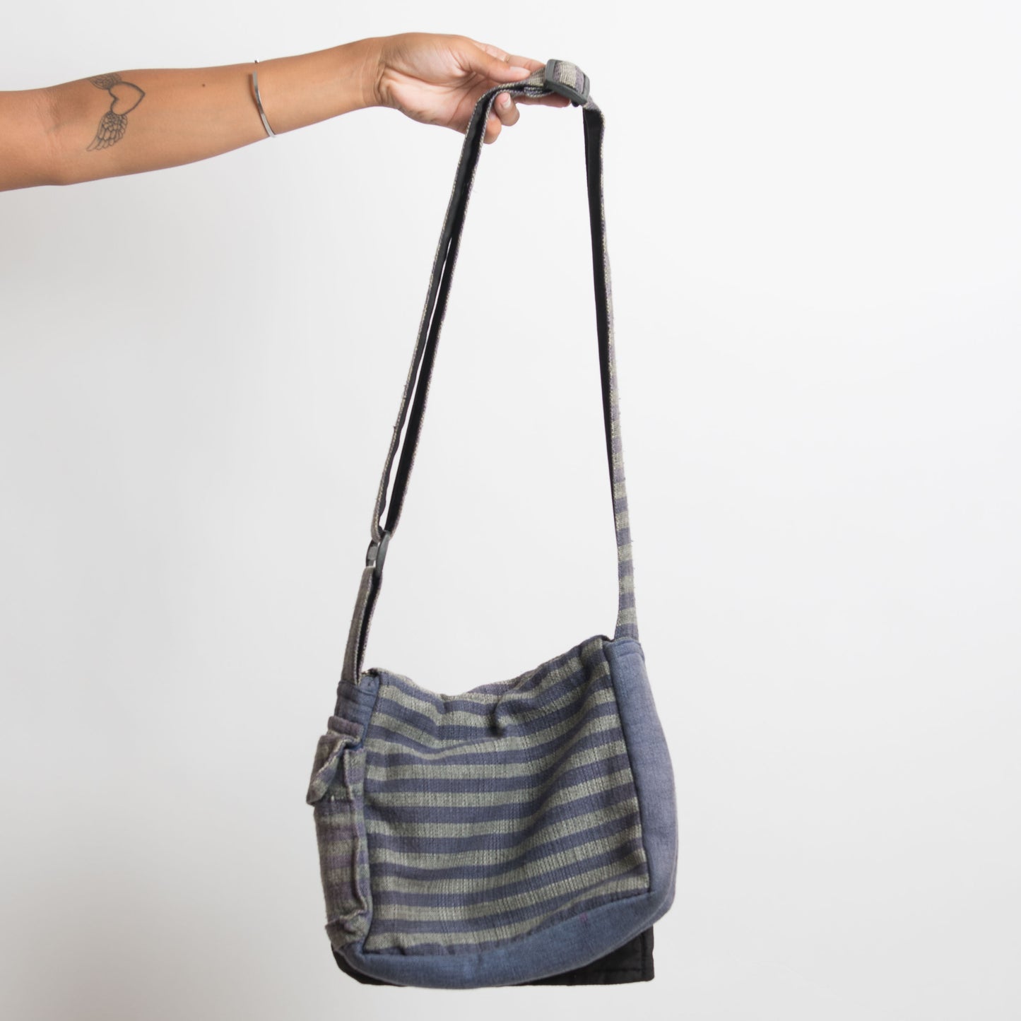 BLUE BOHO CROSSBODY BAG