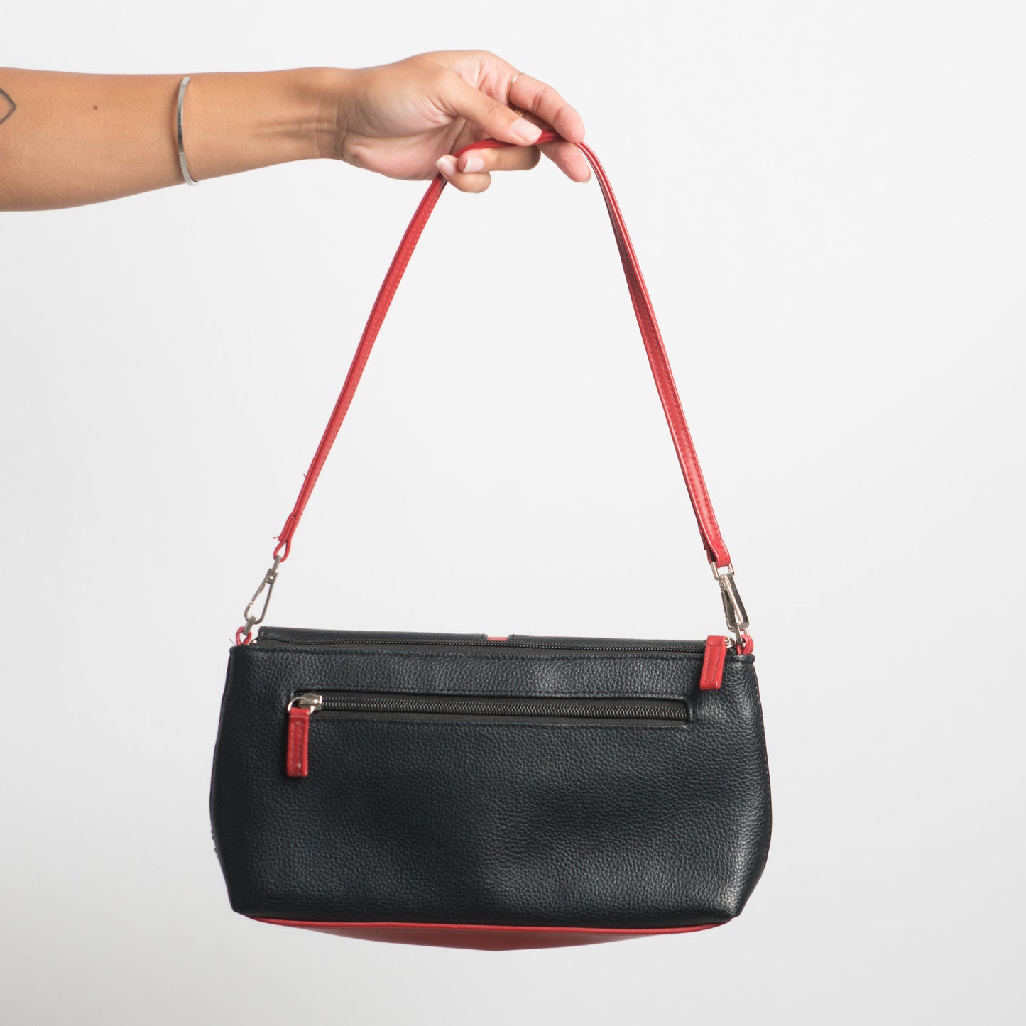 FAUX LEATHER HANDBAG