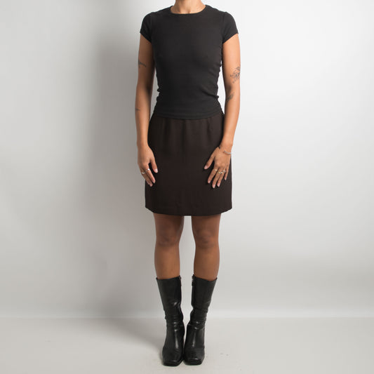 DARK BROWN SKIRT