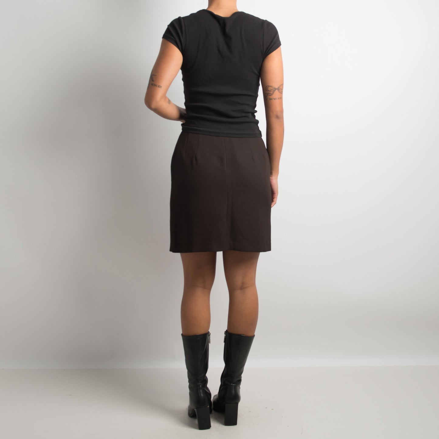 DARK BROWN SKIRT