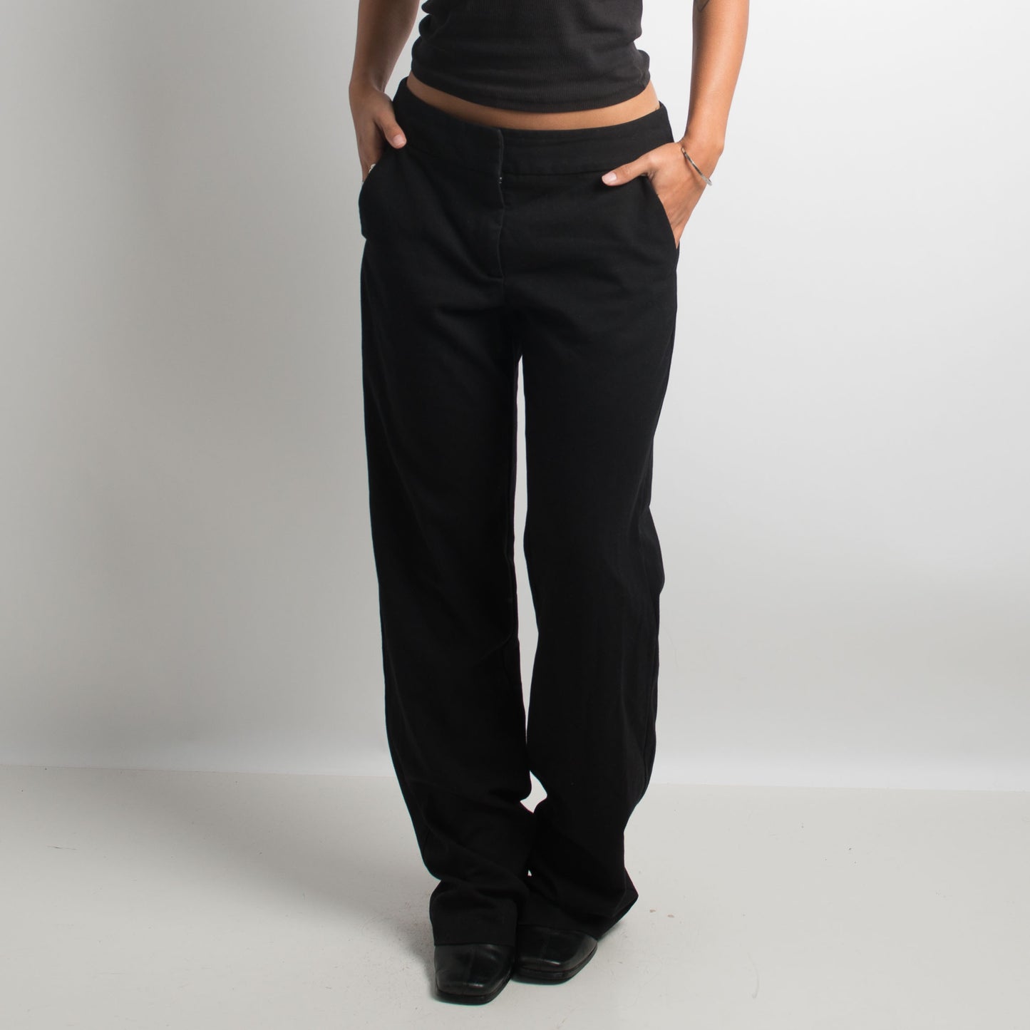 CLASSIC BLACK TROUSERS