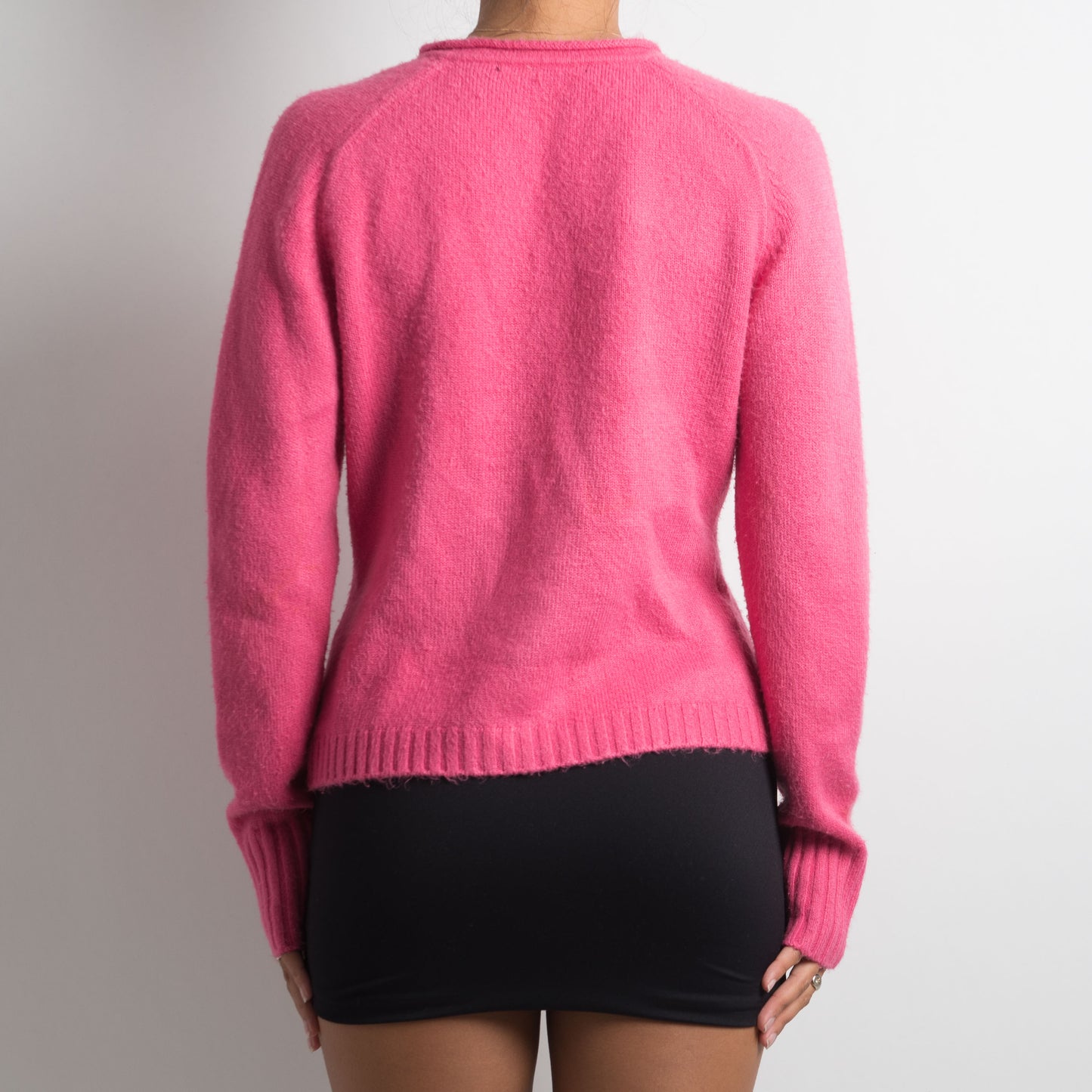 PINK KNIT CARDIGAN