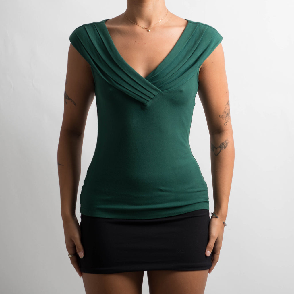 DEEP GREEN TOP