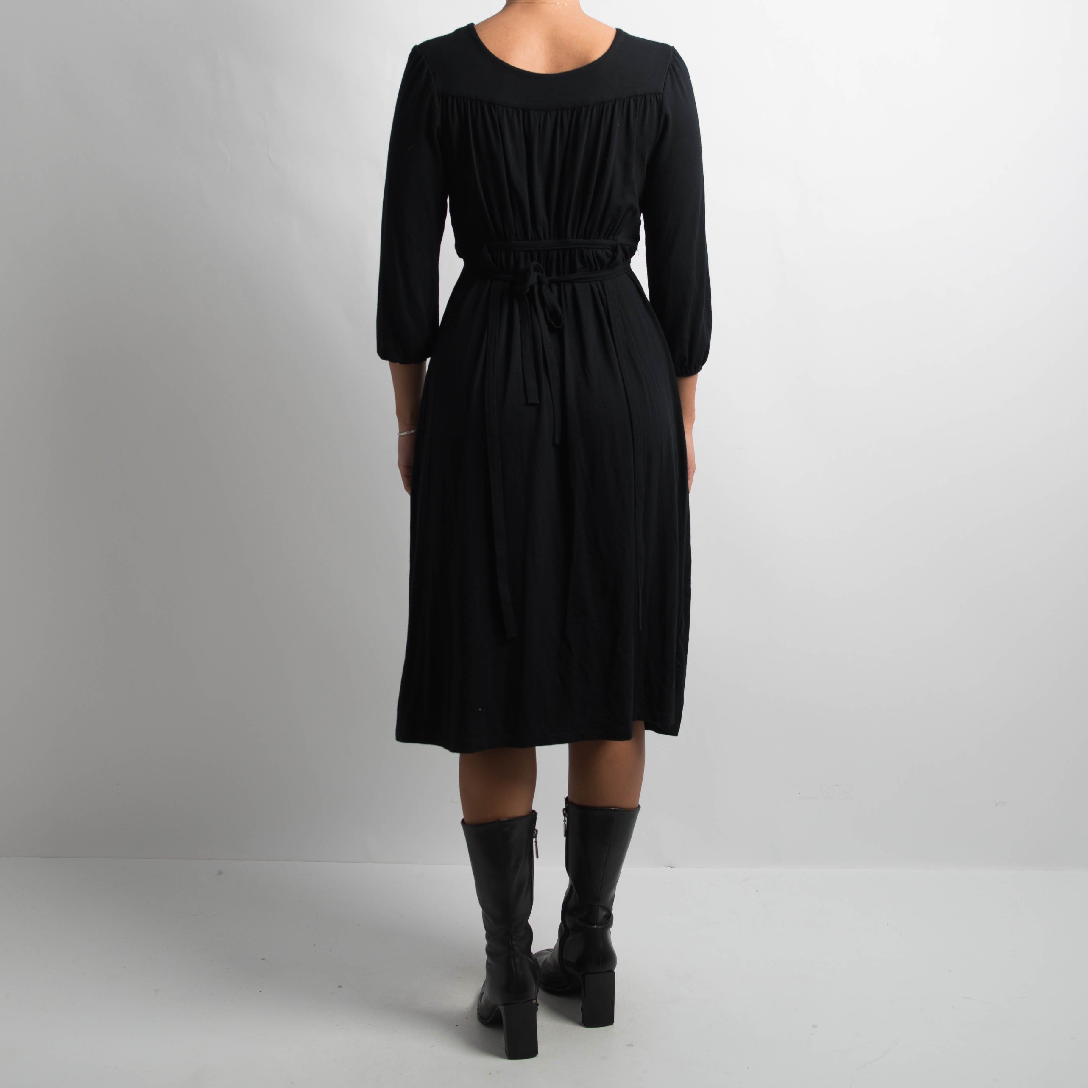 BLACK LONG SLEEVE DRESS