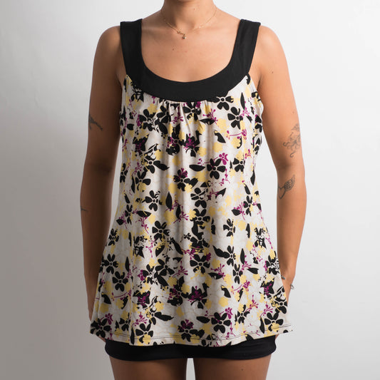 SLINKY FLORAL TOP