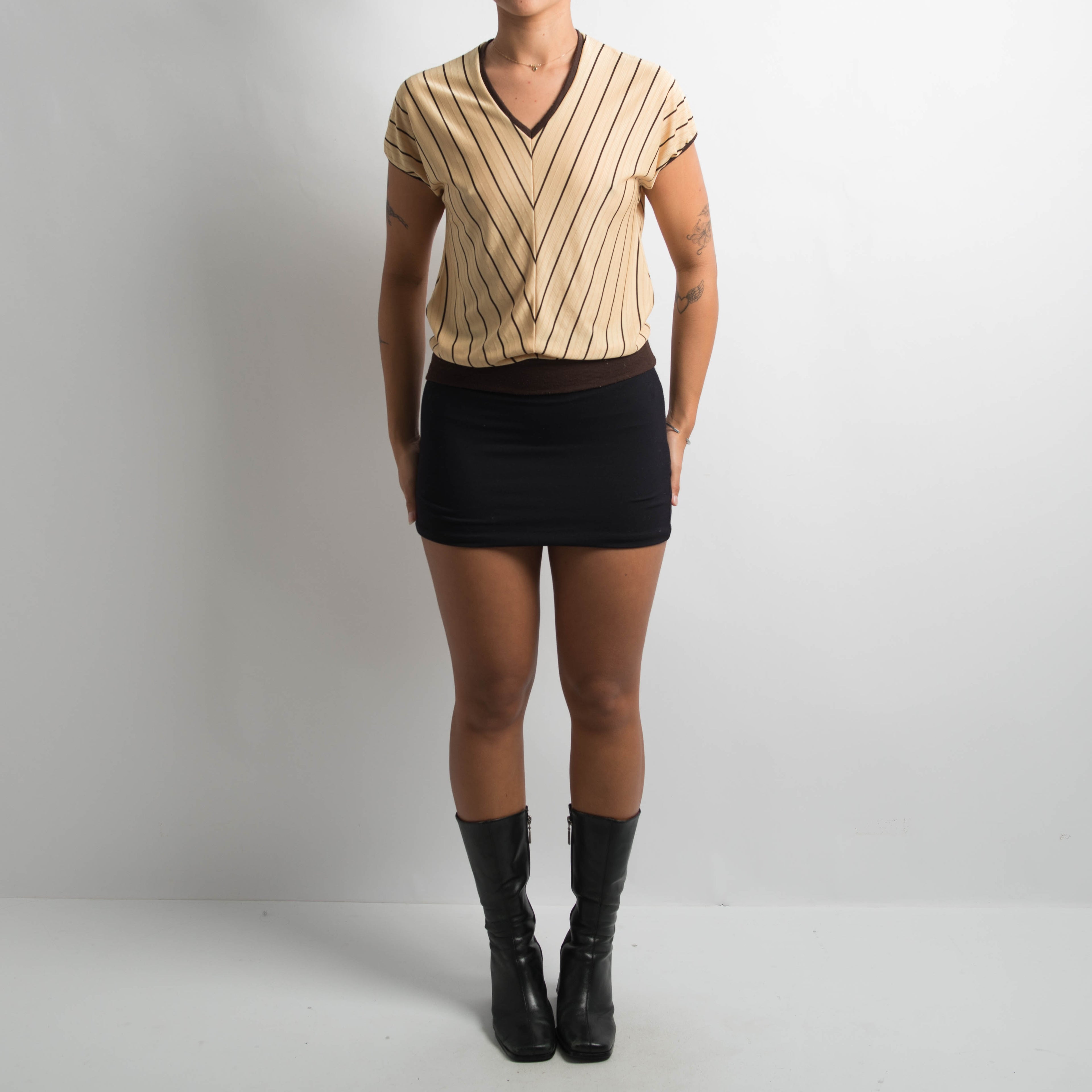70'S STYLE STRIPE TOP