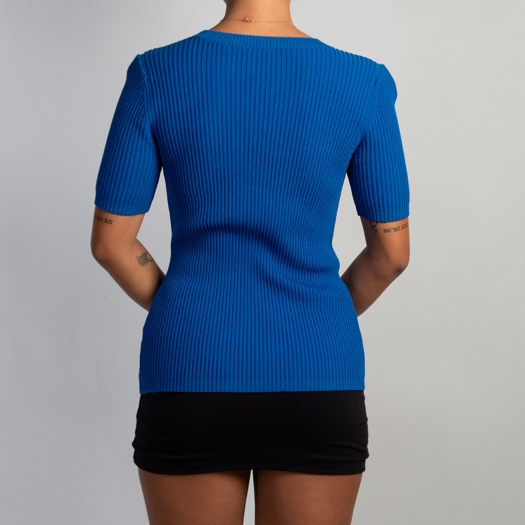 COBALT RIB TOP