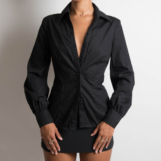 BLACK KOOKAI BLOUSE