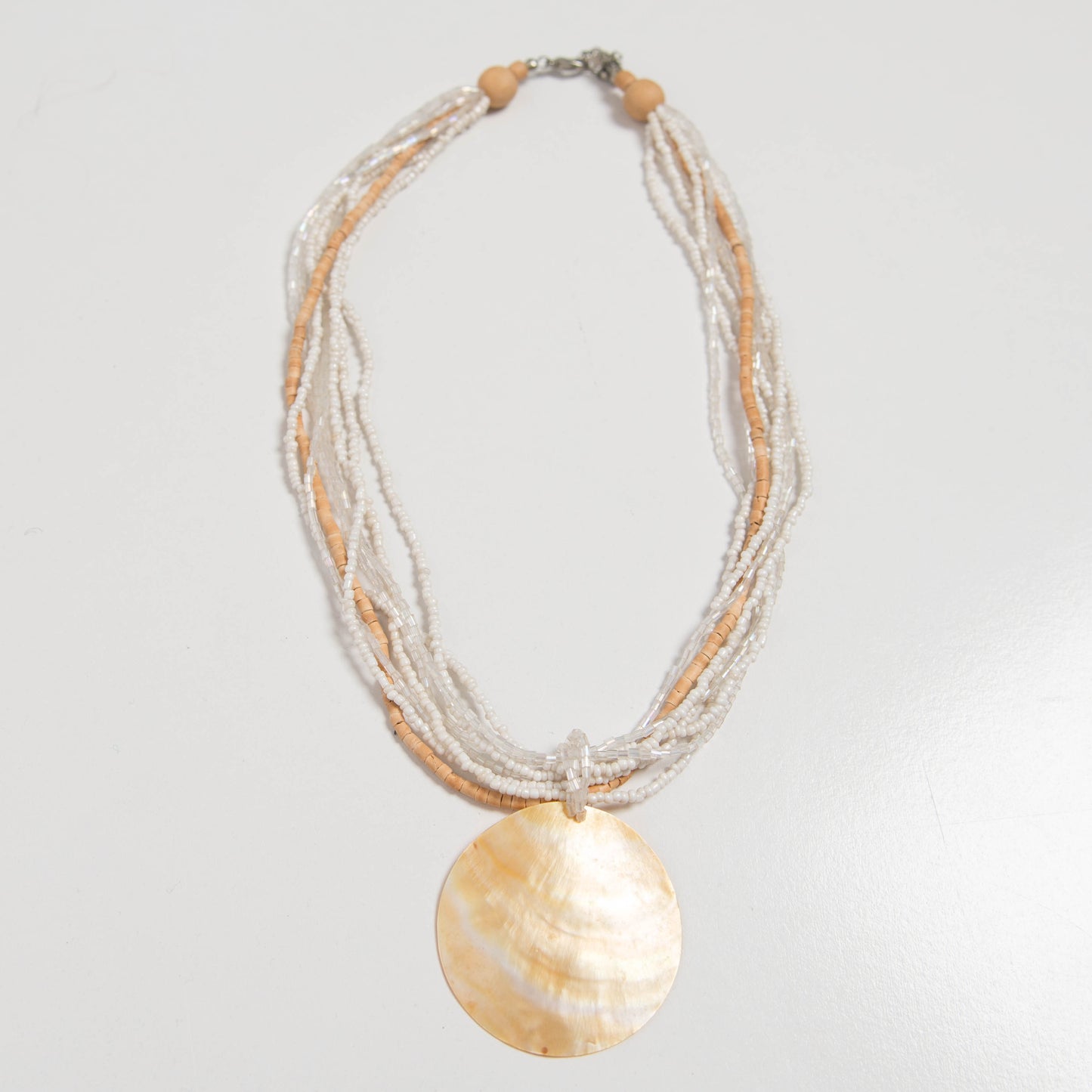 BEADED SHELL NECKLACE