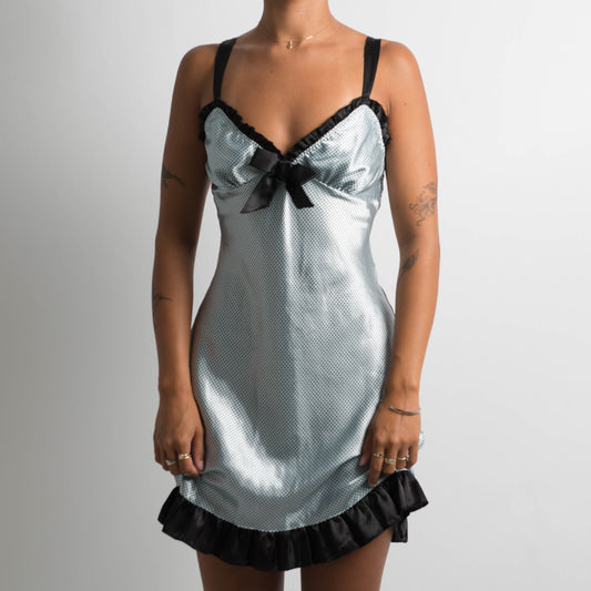 POLKA DOT SATIN CHEMISE