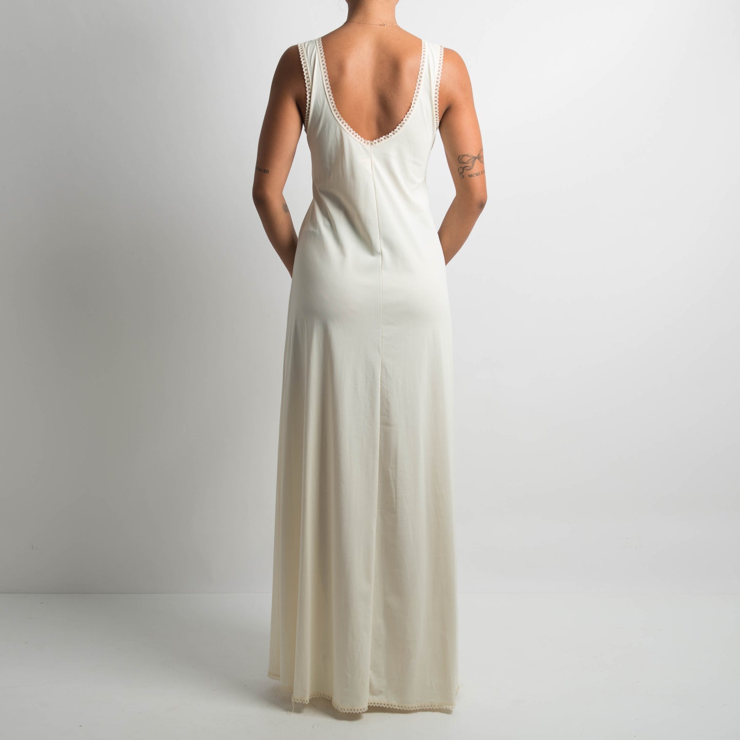 CREAM MAXI DRESS