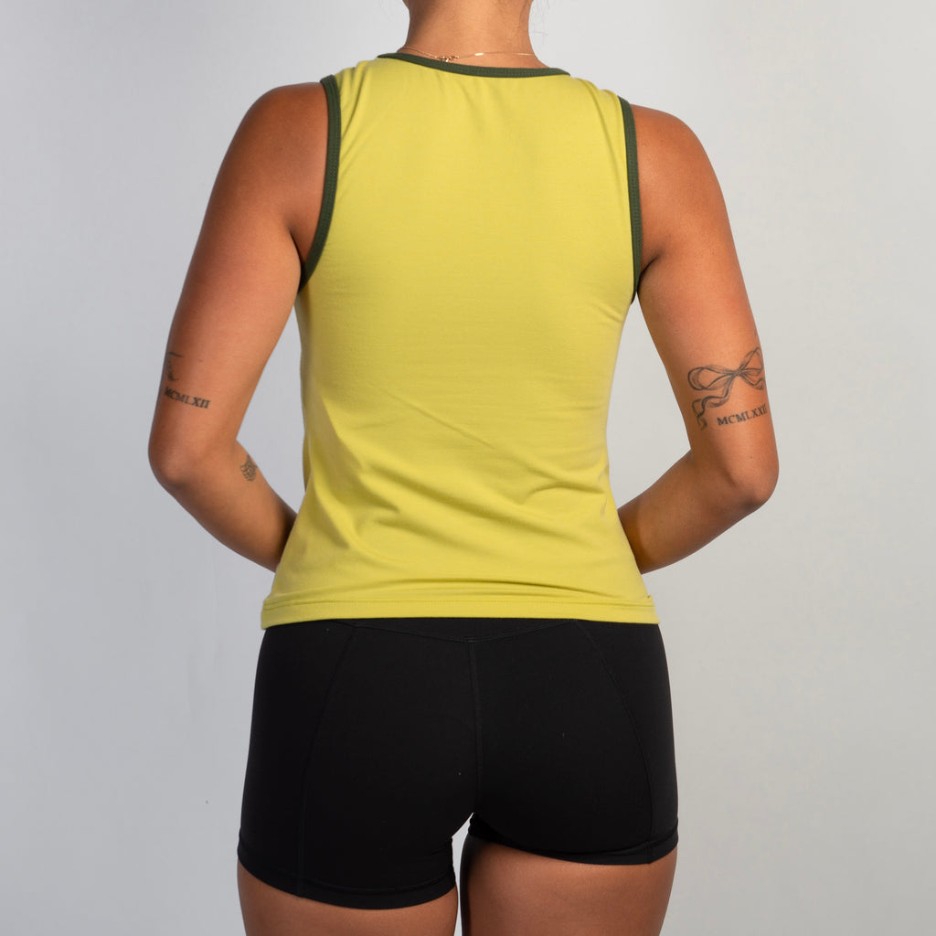 LIME STRETCH TANK TOP