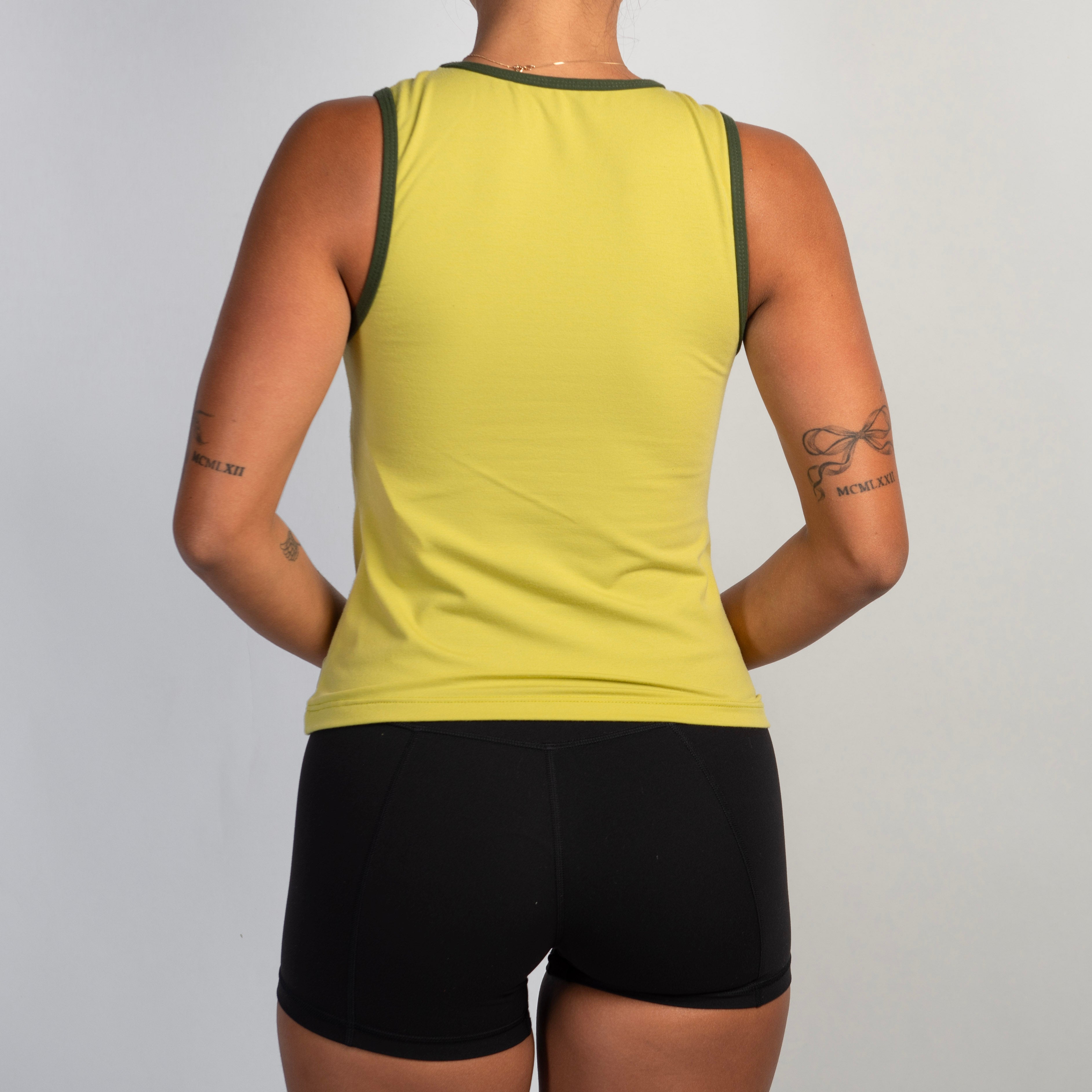 LIME STRETCH TANK TOP