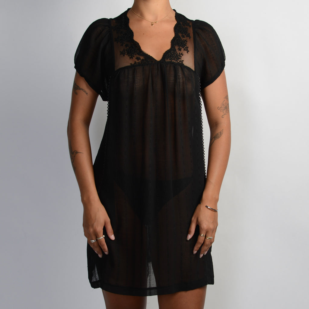 SHEER BABYDOLL DRESS