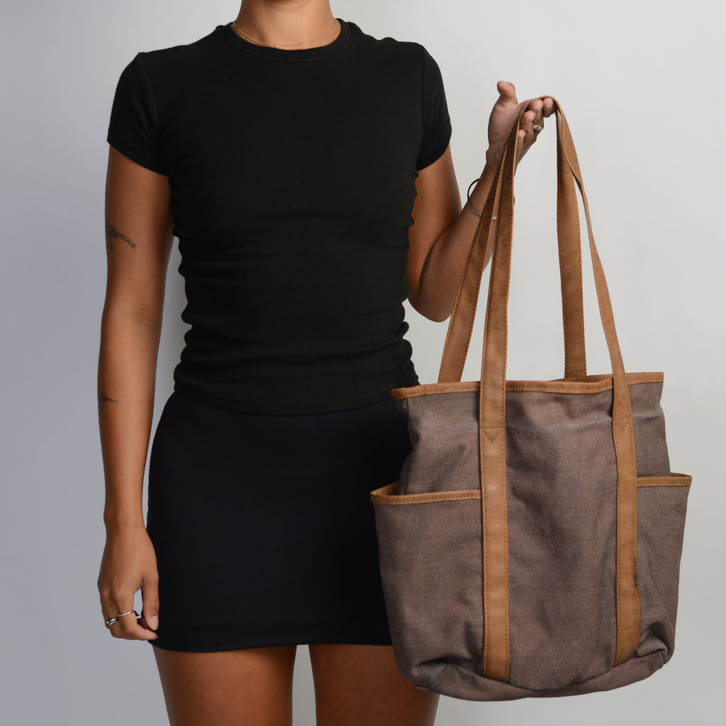 CANVAS SHOULDER BAG