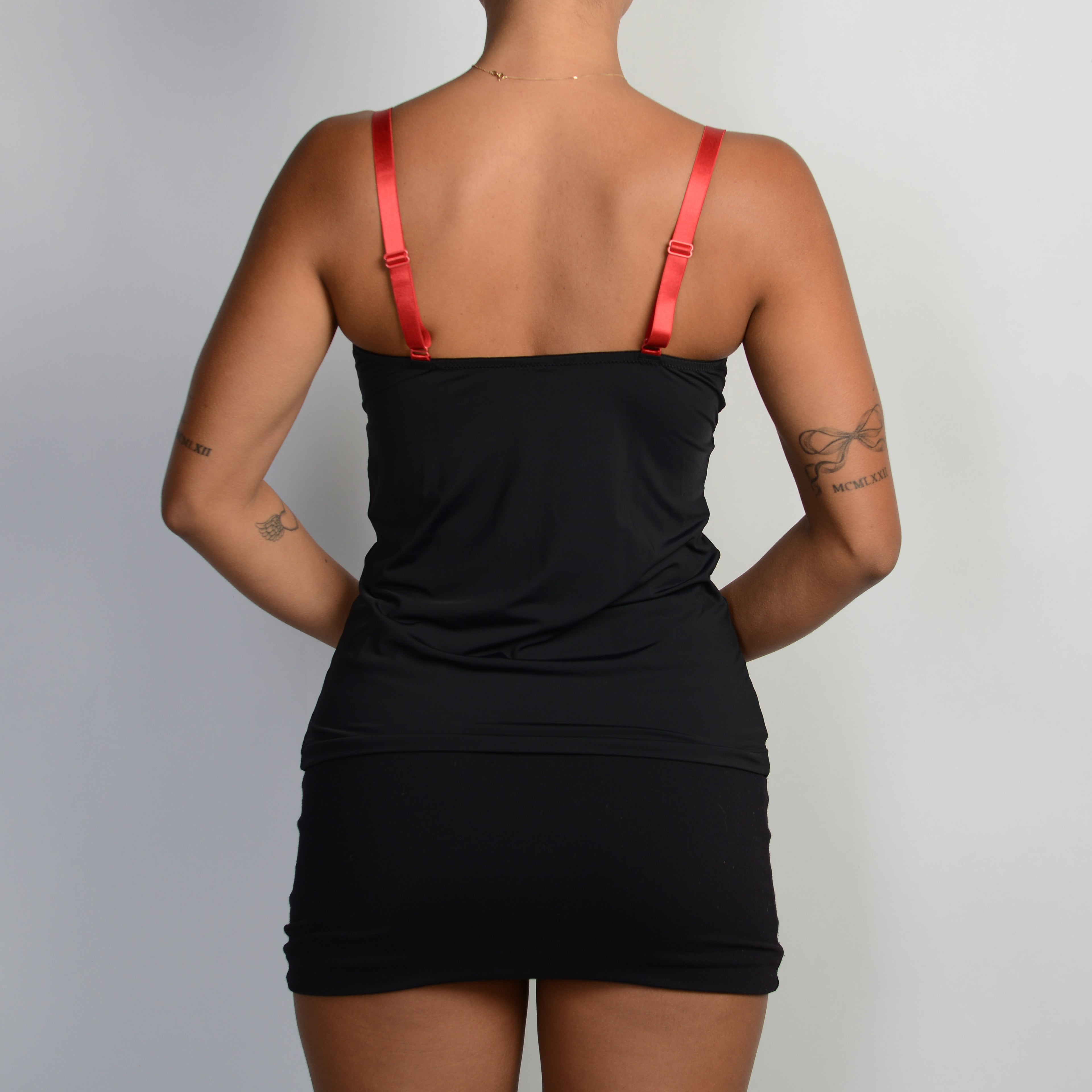 RED CONTRAST CAMISOLE