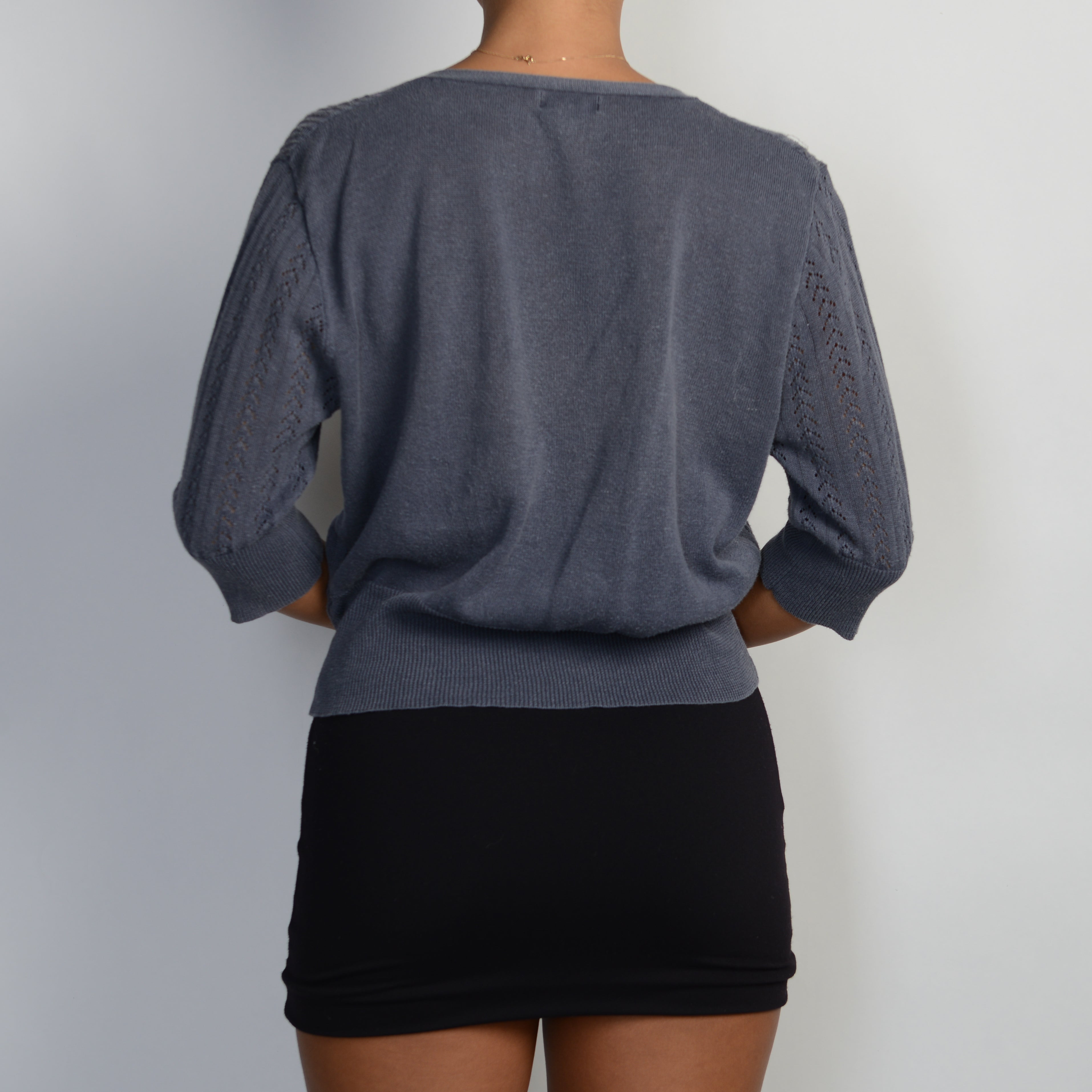 WASHED BLUE CARDIGAN