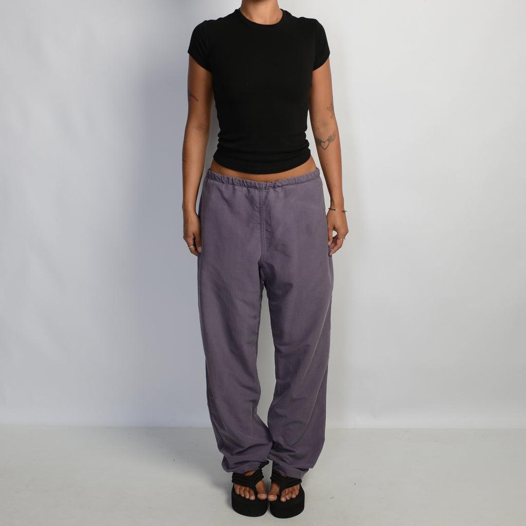 PURPLE NYLON PANTS