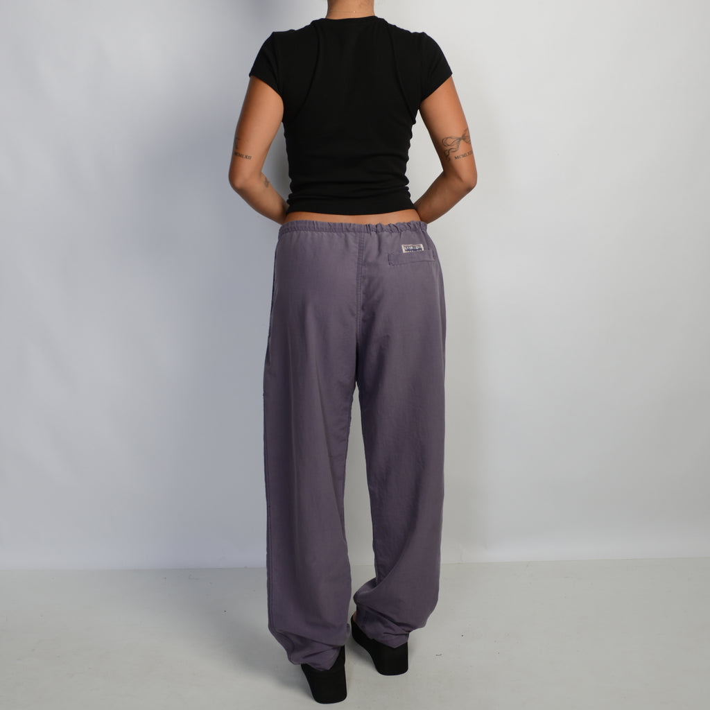 PURPLE NYLON PANTS