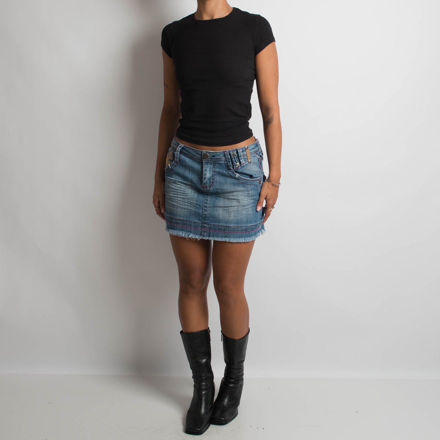 Y2K DENIM MINI SKIRT