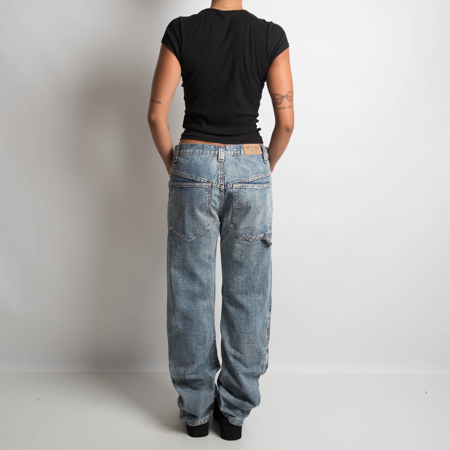 UTILITY CARPENTER STYLE JEANS