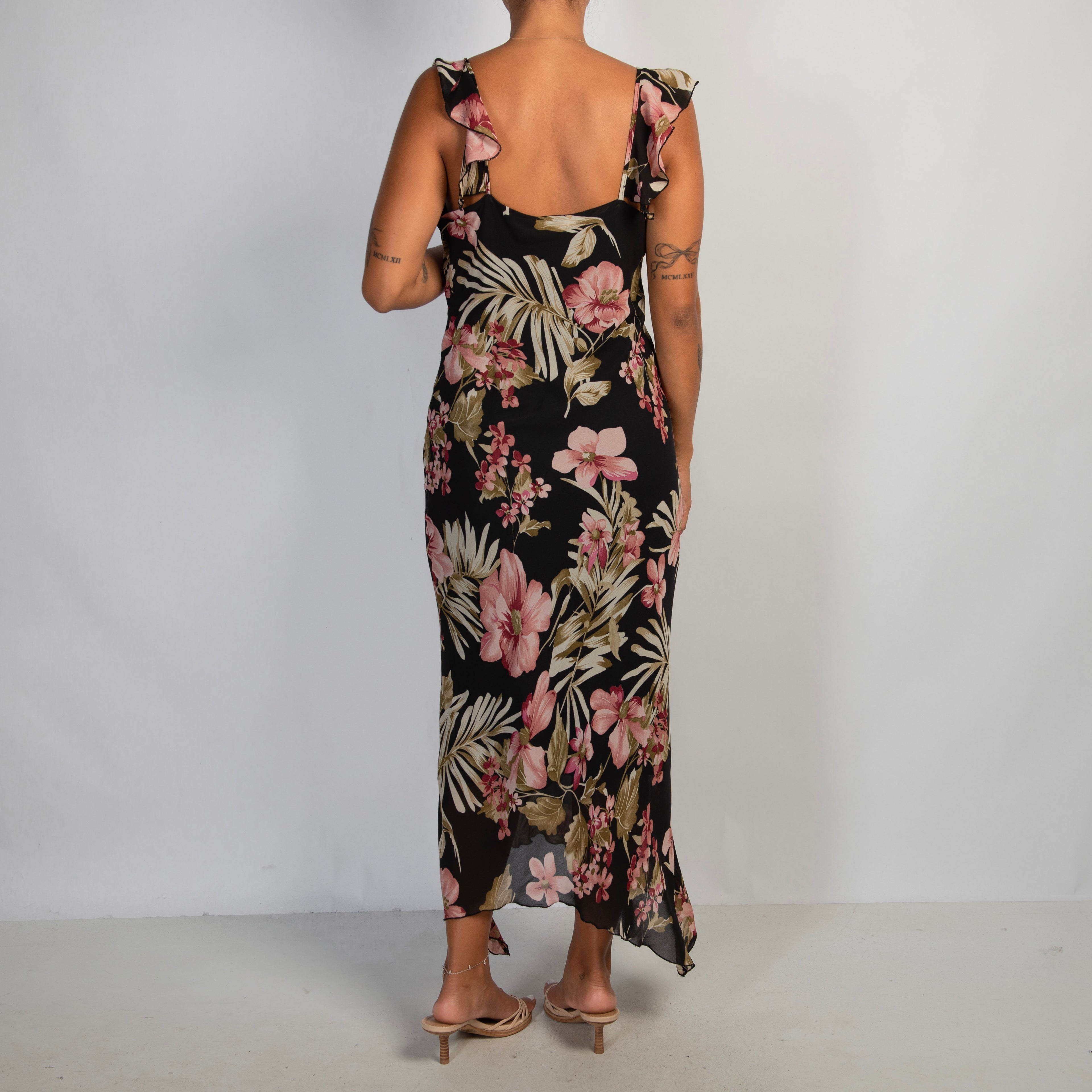 FLORAL MIDI DRESS