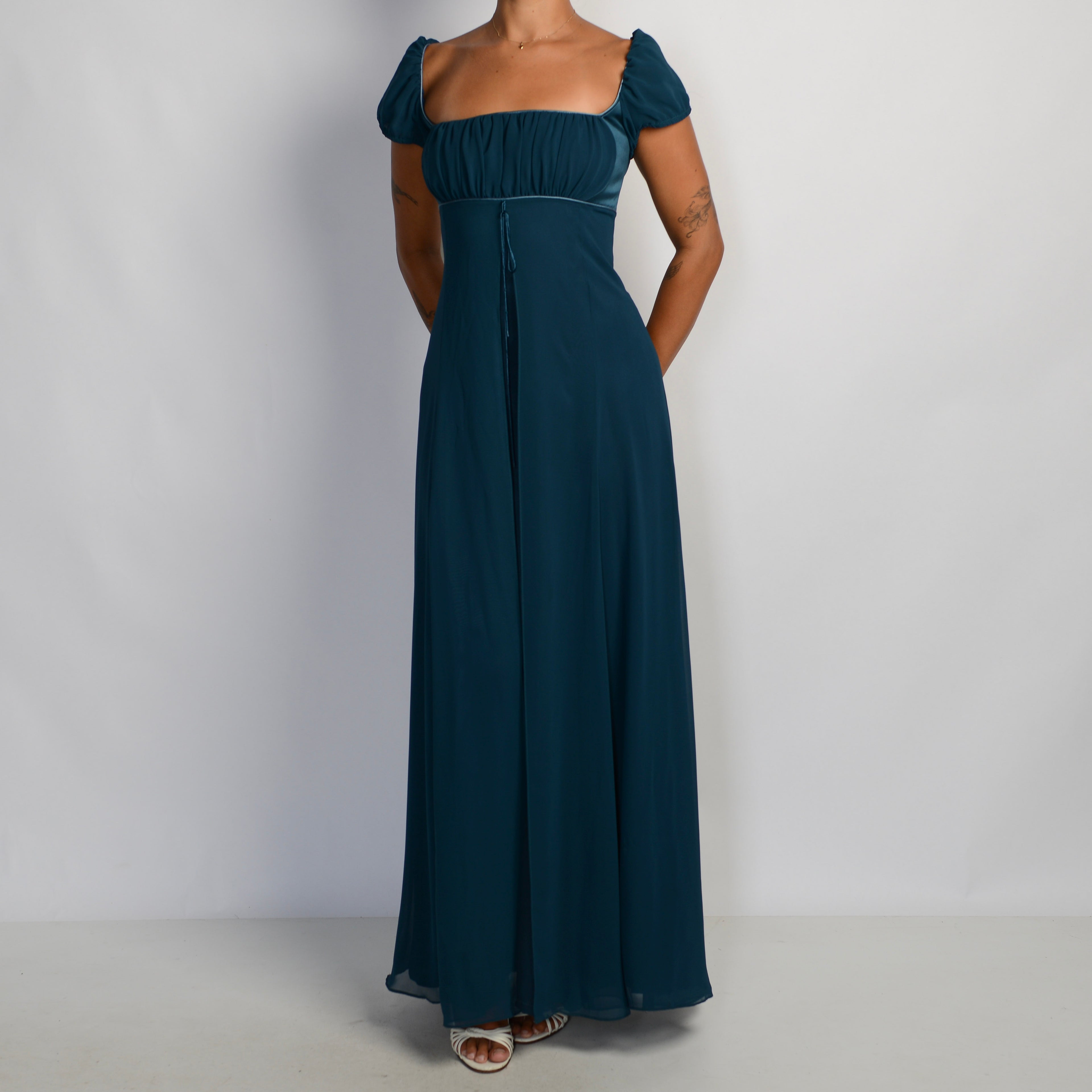 MOSS EMPIRE WAIST GOWN