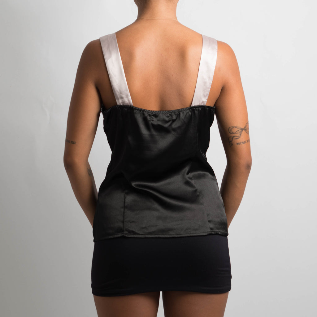SATIN CONTRAST CAMISOLE