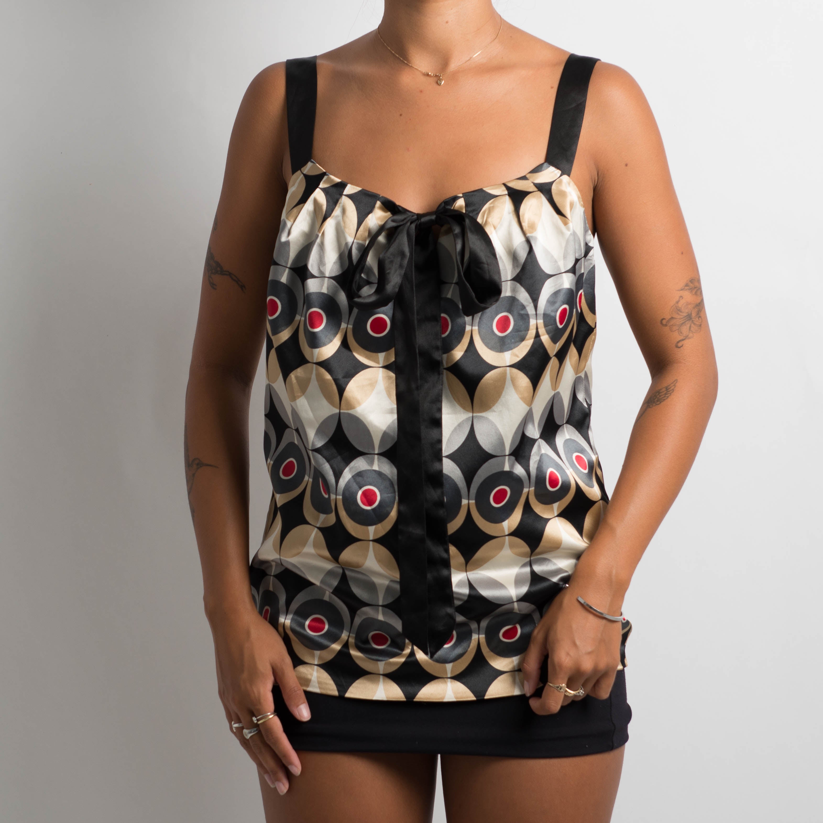SATIN PATTERNED TOP